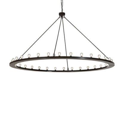 Meyda Tiffany Loxley 32 Light 96" Wide Ring Chandelier