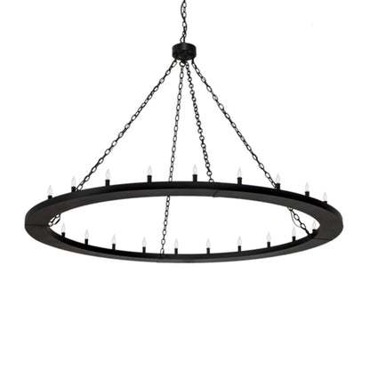 Meyda Tiffany Loxley 24 Light 72" Wide Taper Candle Ring Chandelier