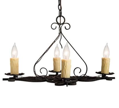 Elianna 4 Light 22" Wide Taper Candle Style Chandelier