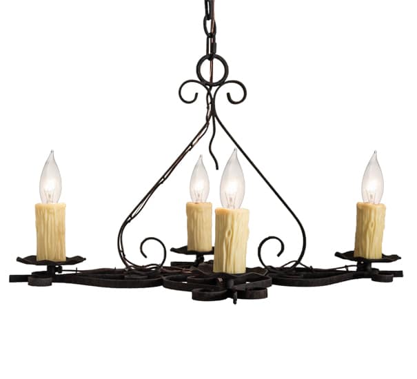Elianna 4 Light 22" Wide Taper Candle Style Chandelier