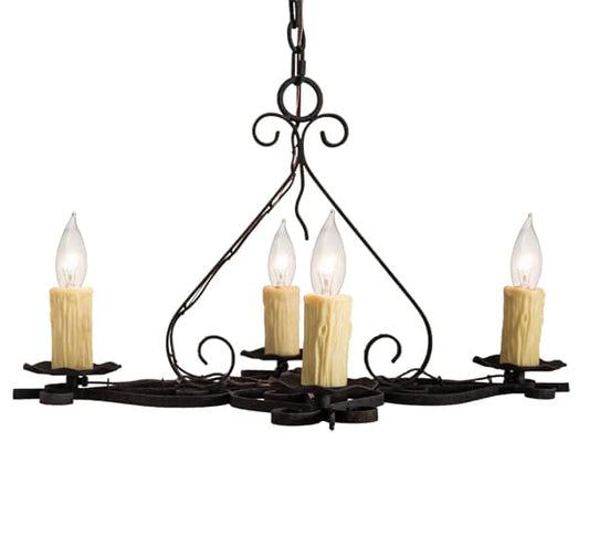 Elianna 4 Light 22" Wide Taper Candle Style Chandelier