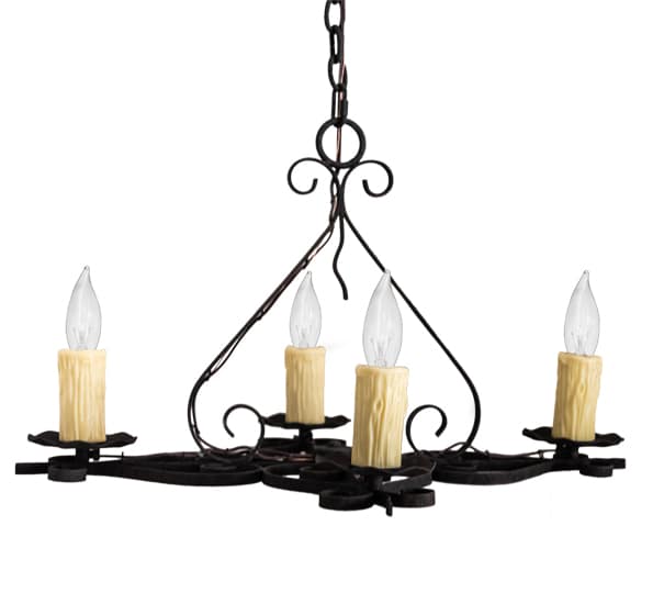 Elianna 4 Light 22" Wide Taper Candle Style Chandelier