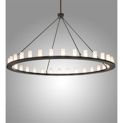 Meyda Tiffany Loxley 32 Light 96" Wide Ring Chandelier