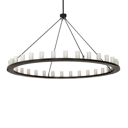 Meyda Tiffany Loxley 32 Light 96" Wide Ring Chandelier