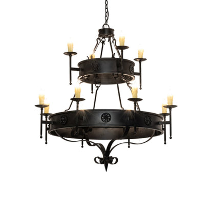 Meyda Tiffany Lorenzo 100 Light 48" Wide Taper Candle Style Chandelier