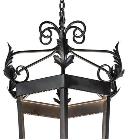 6 Light 20" Wide Taper Candle Pendant