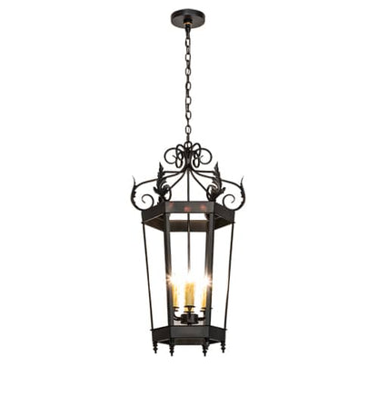 6 Light 20" Wide Taper Candle Pendant