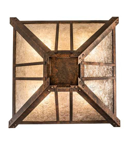 Arta 4 Light 32" Wide Semi-Flush Ceiling Fixture - Copper Finish