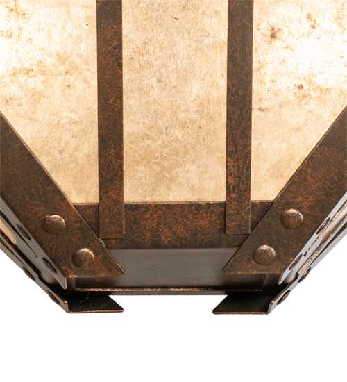 Arta 4 Light 32" Wide Semi-Flush Ceiling Fixture - Copper Finish