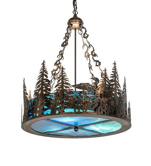 3 Light 26" Wide Abstract Pendant