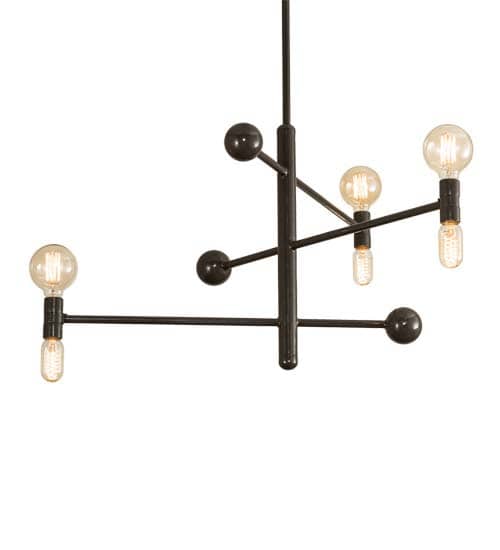 Alva 3 Light 36" Wide Sputnik Chandelier