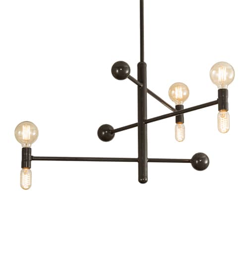 Alva 3 Light 36" Wide Sputnik Chandelier