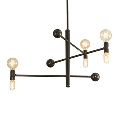 Alva 3 Light 36" Wide Sputnik Chandelier
