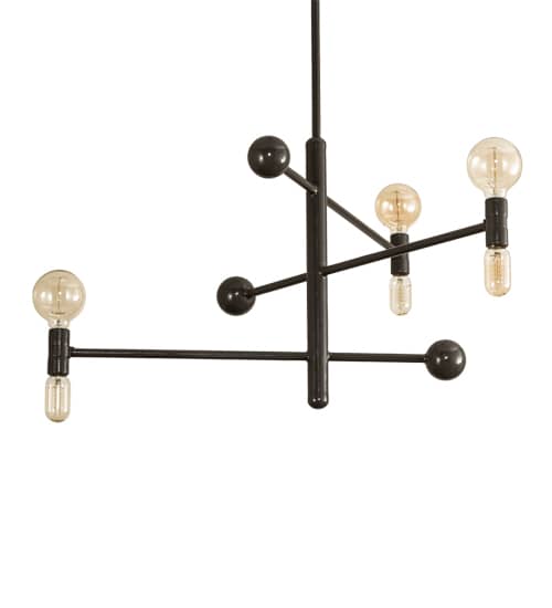Alva 3 Light 36" Wide Sputnik Chandelier