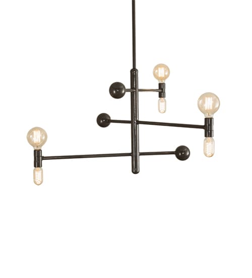 Alva 3 Light 36" Wide Sputnik Chandelier