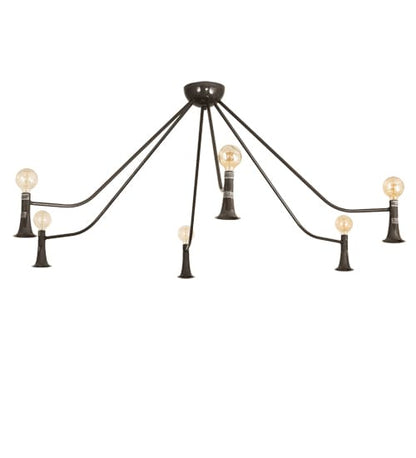 Alva 6 Light 76" Wide Abstract Chandelier