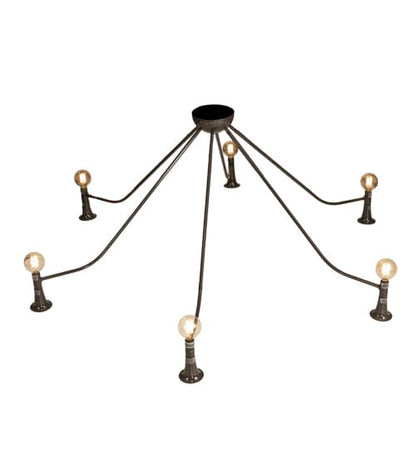Alva 6 Light 76" Wide Abstract Chandelier