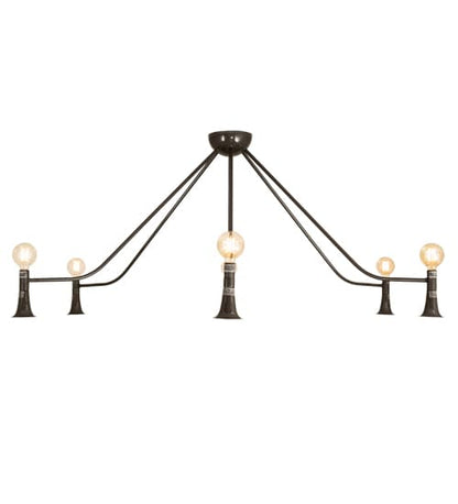 Alva 6 Light 76" Wide Abstract Chandelier
