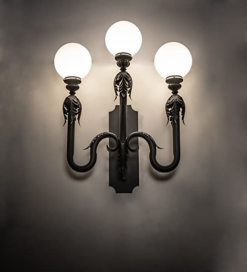 Strasbourg 3 Light 36" Tall Wall Sconce