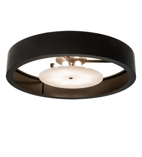 Cilindro Chic 8 Light 60" Wide Flush Mount Drum Ceiling Fixture