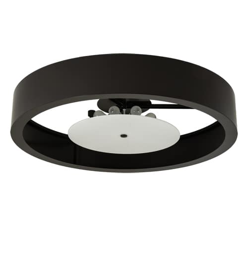 Cilindro Chic 8 Light 60" Wide Flush Mount Drum Ceiling Fixture