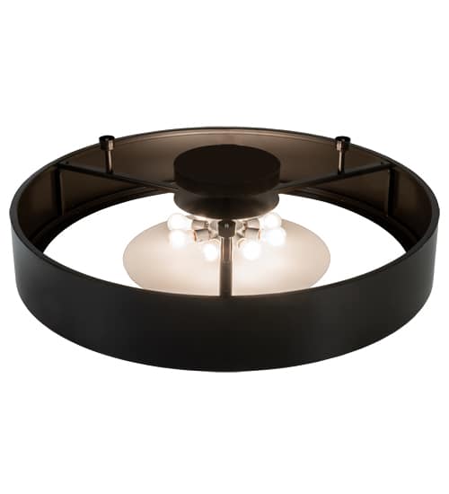 Cilindro Chic 8 Light 60" Wide Flush Mount Drum Ceiling Fixture