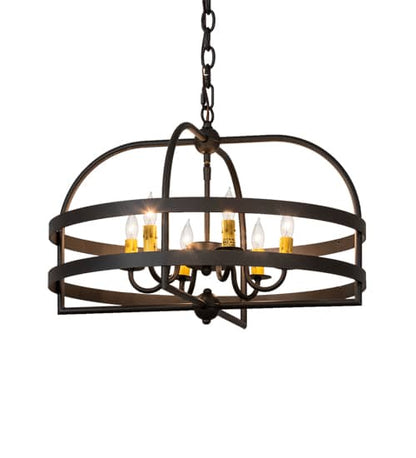 Aldari 6 Light 23" Wide Taper Candle Style Chandelier