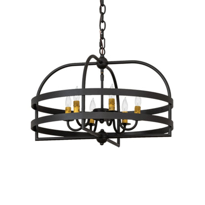 Meyda Tiffany Aldari 6 Light 23" Wide Taper Candle Style Chandelier