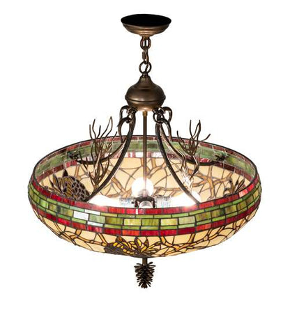 4 Light 24" Wide Pendant