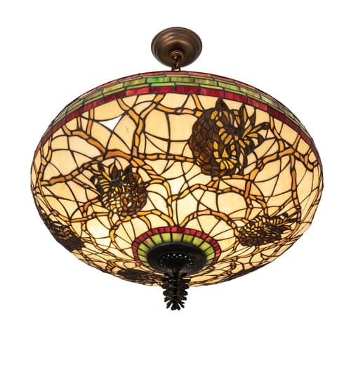 4 Light 24" Wide Pendant