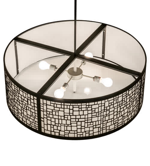 4 Light 36" Wide Pendant