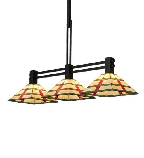 3 Light 48" Wide Linear Pendant