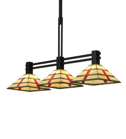 3 Light 48" Wide Linear Pendant