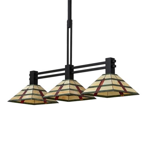 3 Light 48" Wide Linear Pendant