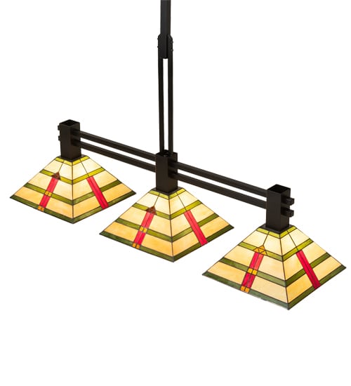 3 Light 48" Wide Linear Pendant