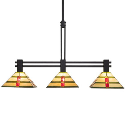 3 Light 48" Wide Linear Pendant