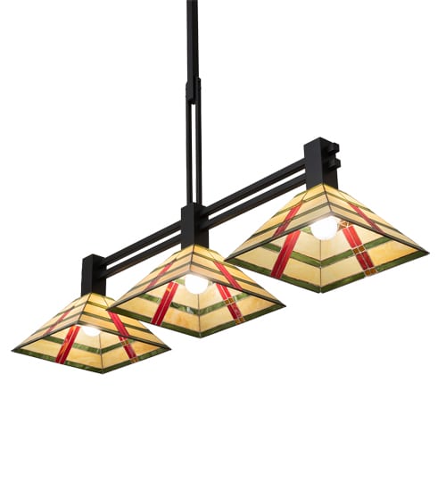 3 Light 48" Wide Linear Pendant