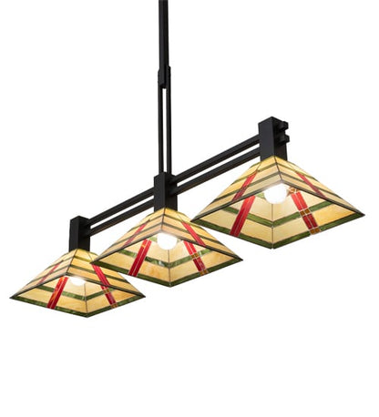 3 Light 48" Wide Linear Pendant