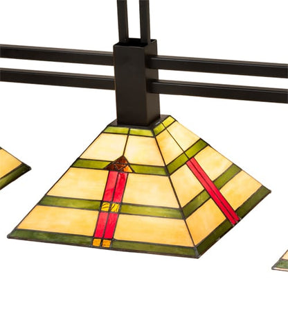 3 Light 48" Wide Linear Pendant
