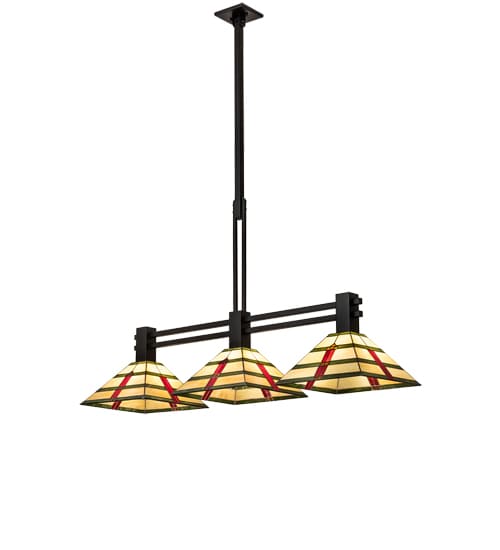 3 Light 48" Wide Linear Pendant