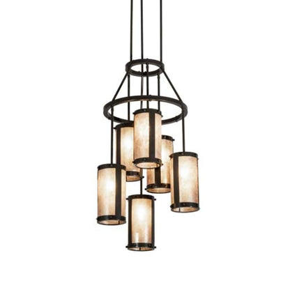 Meyda Tiffany Cartier 6 Light 24" Wide Ring Chandelier