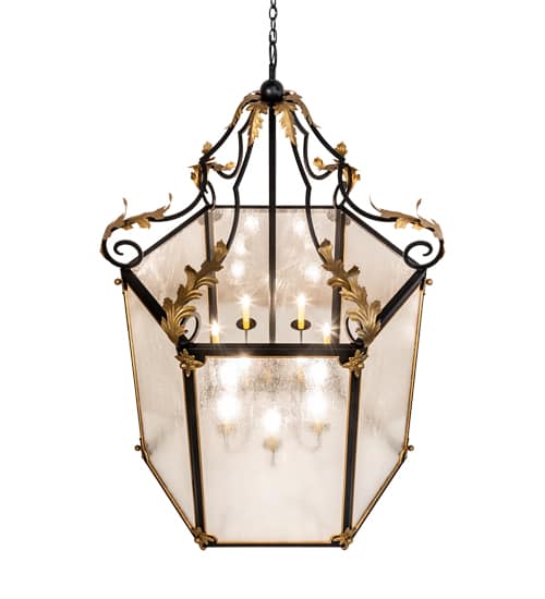 12 Light 48" Wide Taper Candle Pendant
