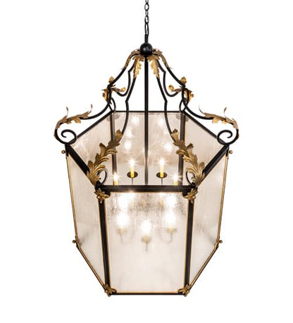 12 Light 48" Wide Taper Candle Pendant