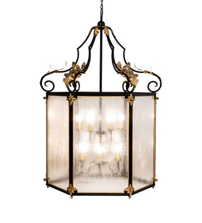 12 Light 48" Wide Taper Candle Pendant