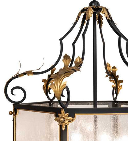 12 Light 48" Wide Taper Candle Pendant