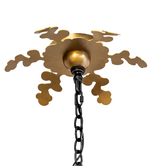 12 Light 48" Wide Taper Candle Pendant