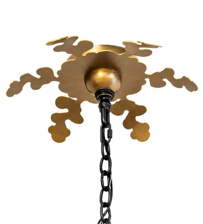 12 Light 48" Wide Taper Candle Pendant