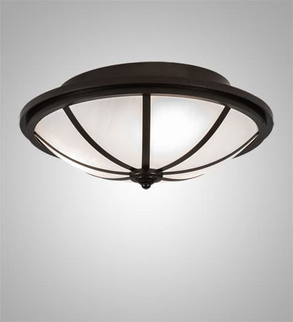 Commerce 3 Light 16" Wide Semi-Flush Bowl Ceiling Fixture