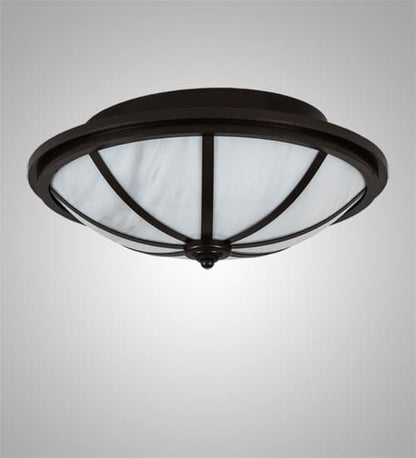 Commerce 3 Light 16" Wide Semi-Flush Bowl Ceiling Fixture