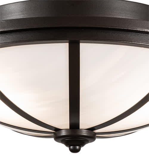 Commerce 3 Light 16" Wide Semi-Flush Bowl Ceiling Fixture